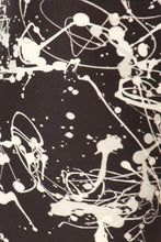 Load image into Gallery viewer, Long Yoga Style Banded Lined Paint Splatters Printed Knit Legging With High Waist
