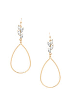 Load image into Gallery viewer, Metal Teardrop Dangle Earring
