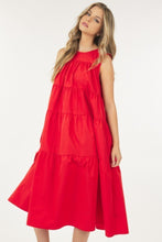 Load image into Gallery viewer, Sleeveless Basic Stretch Poplin Dress With Layers
