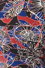 Load image into Gallery viewer, Floral Print High Waist Basic Solid Leggings With 1 Elastic Waistband
