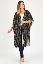 Load image into Gallery viewer, Rayon Dobby Print Long Stylish Kimono
