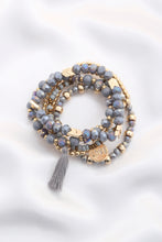 Load image into Gallery viewer, Love Coin Tassel Beaded Bracelet

