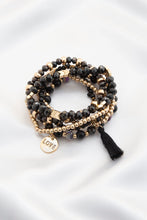 Load image into Gallery viewer, Love Coin Tassel Beaded Bracelet
