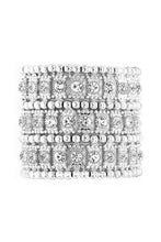 Load image into Gallery viewer, Metal Rhinestone Wide Stretch Bracelet
