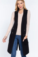 Load image into Gallery viewer, Sleeveless Long Sweater Vest
