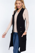 Load image into Gallery viewer, Sleeveless Long Sweater Vest
