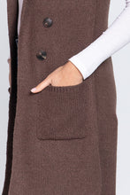 Load image into Gallery viewer, Sleeveless Long Sweater Vest

