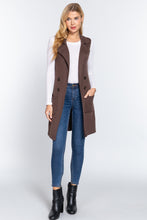 Load image into Gallery viewer, Sleeveless Long Sweater Vest
