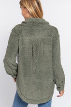 Load image into Gallery viewer, Long Sleeve Flap Pocket Oversize Jacket
