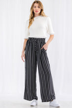 Load image into Gallery viewer, Thira Stripe Wide Leg Pants

