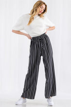 Load image into Gallery viewer, Thira Stripe Wide Leg Pants
