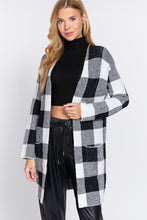 Load image into Gallery viewer, Front Open Jacquard Sweater Cardigan
