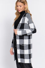 Load image into Gallery viewer, Front Open Jacquard Sweater Cardigan
