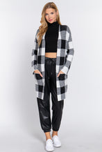 Load image into Gallery viewer, Front Open Jacquard Sweater Cardigan
