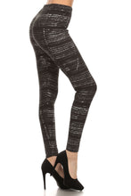 Load image into Gallery viewer, Tie Dye Print, Full Length Leggings In A Fitted Style With A Banded High Waist
