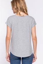 Load image into Gallery viewer, Short Dolman Slv Rib Knit Top
