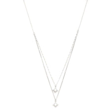 Load image into Gallery viewer, Double Star Crystal Layered Necklace
