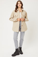 Load image into Gallery viewer, Jq Fleece Oversized Shacket
