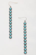 Load image into Gallery viewer, Rodeo Western Round Bead Pattern Metal Dangle Earring
