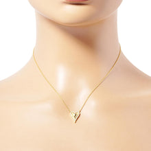 Load image into Gallery viewer, Gold Dipped Heart Pendant Necklace
