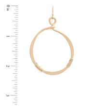 Load image into Gallery viewer, Metal Wire Wrapped Dangle Earring
