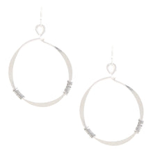 Load image into Gallery viewer, Metal Wire Wrapped Dangle Earring
