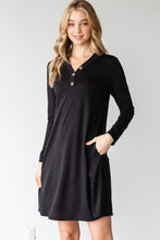 Load image into Gallery viewer, Long Sleeve T-shirt Mini Dress
