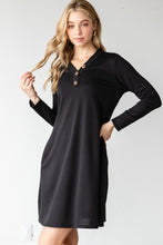 Load image into Gallery viewer, Long Sleeve T-shirt Mini Dress
