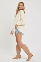 Load image into Gallery viewer, V Neck Oversized Sweater
