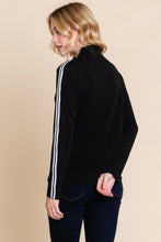 Load image into Gallery viewer, Long Sleeve Solid Mock Neck Casual Top
