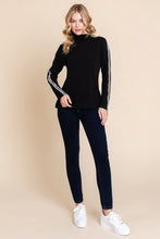 Load image into Gallery viewer, Long Sleeve Solid Mock Neck Casual Top
