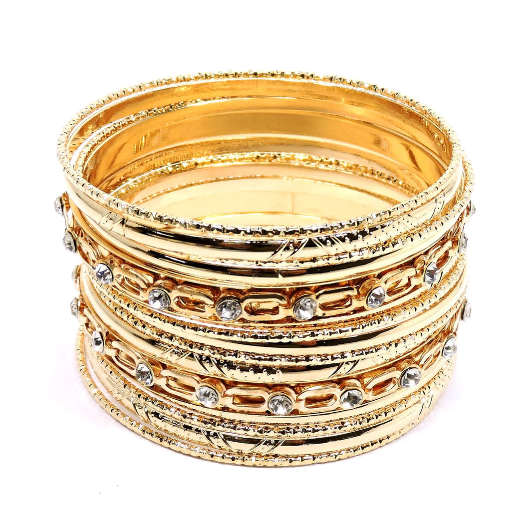 Gold Stackable Multi-Bracelet